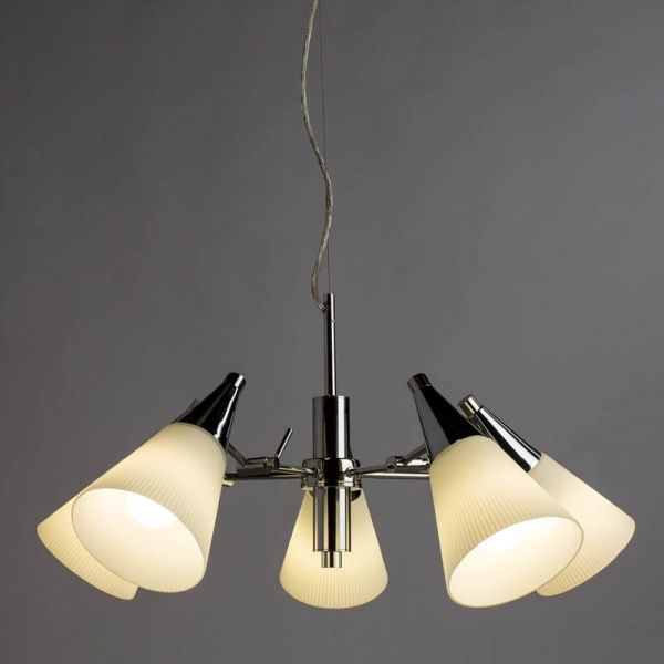 Люстра подвесная Arte Lamp BrooklynA9517LM-5CC 5x60 Вт E14 хром 