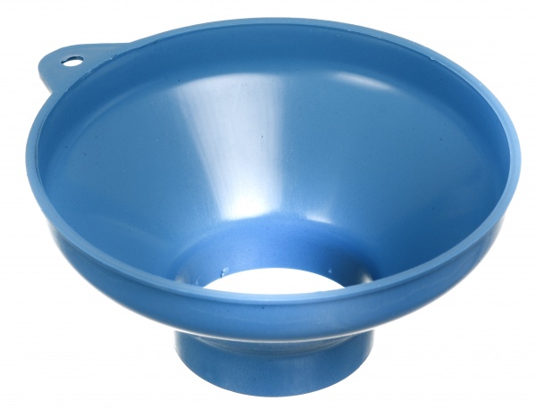 Лійка на банку широка синій