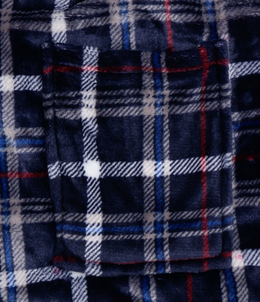 Халат чоловічий La Nuit Клітинка р. XL синій 