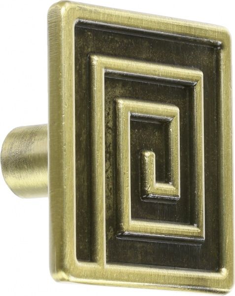 Ручка-кнопка античная бронза Kerron RK-031 BA