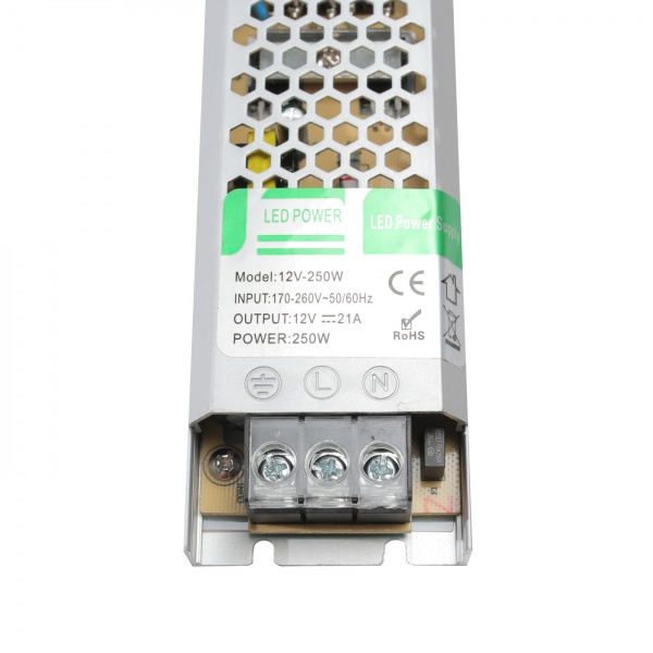 Преобразователь напряжения Светкомплект 12 В 250 Вт IP20 SL-250-12
