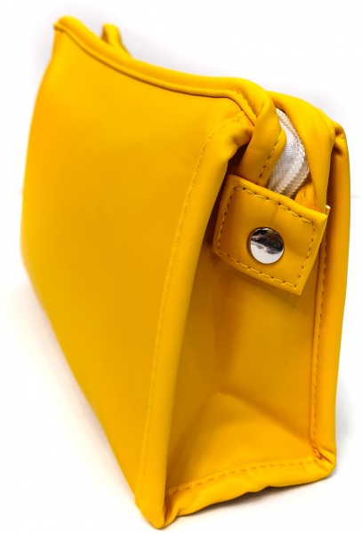 Косметичка класична 24х14х8 см жовтий