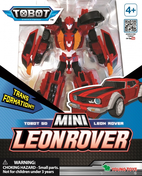 Игрушка-трансформер Tobot Детективы Галактики С2 мини Леон Ровер 301122 