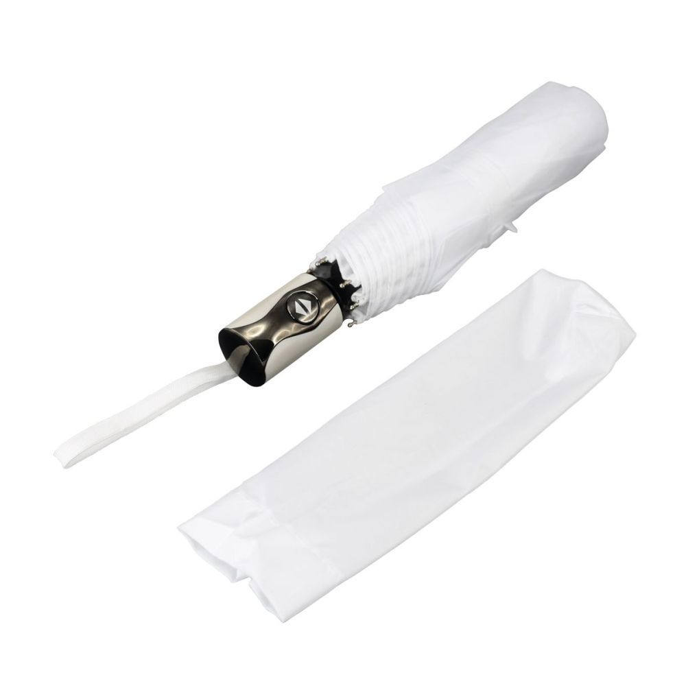 Парасолька Bergamo складний автоматичний RICH білий