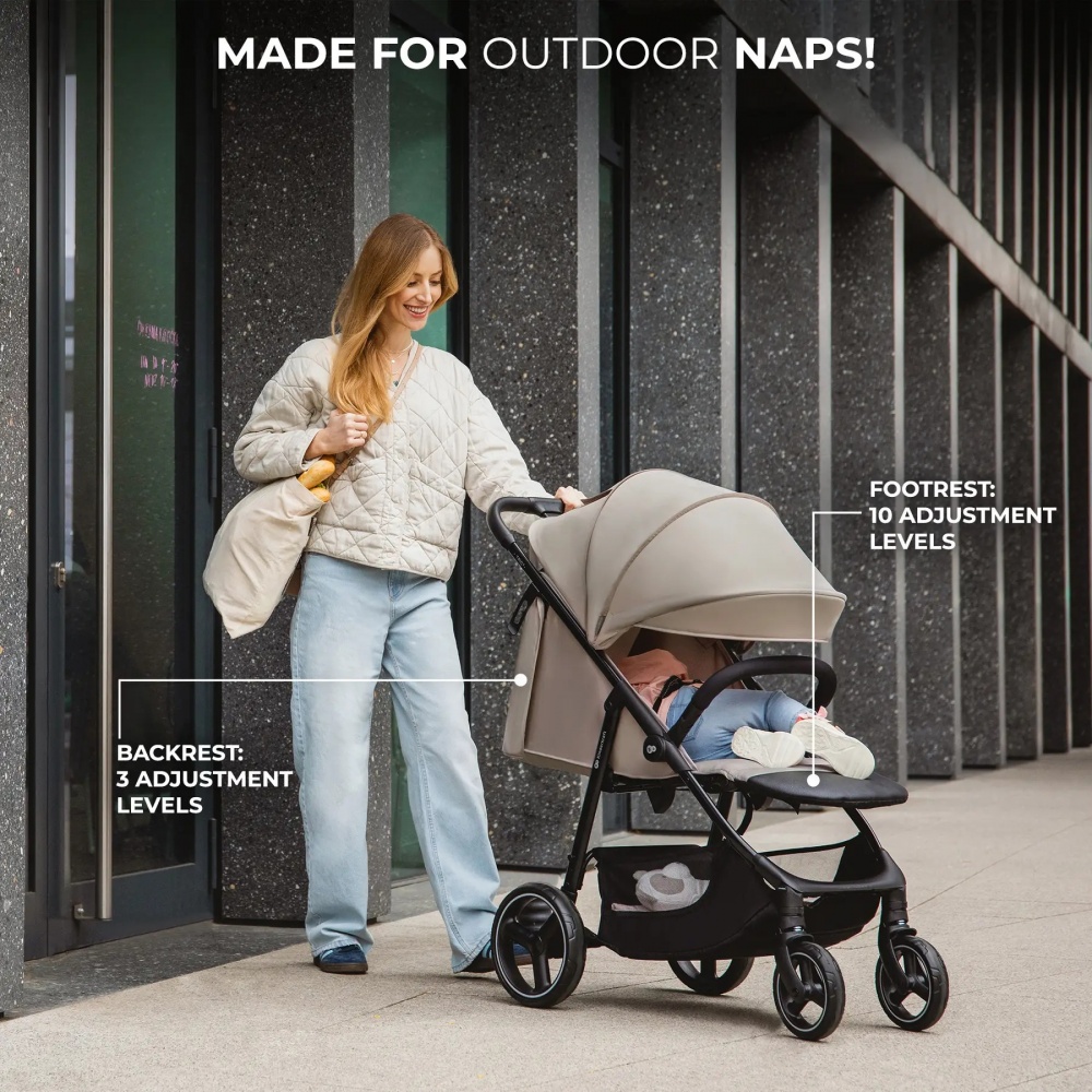 Коляска прогулянкова Kinderkraft Trig 3 Granite Grey (KSTRIG03GRY0000)