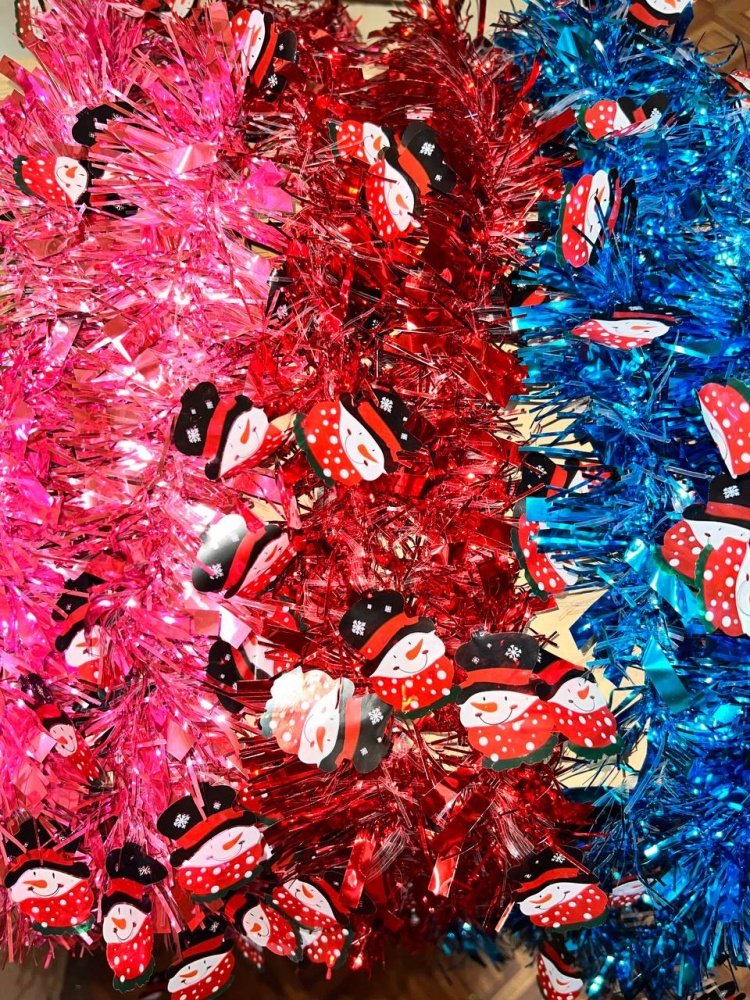 Дощик новорічний Long Dragon LD25-019 9 см 2 м в асортименті