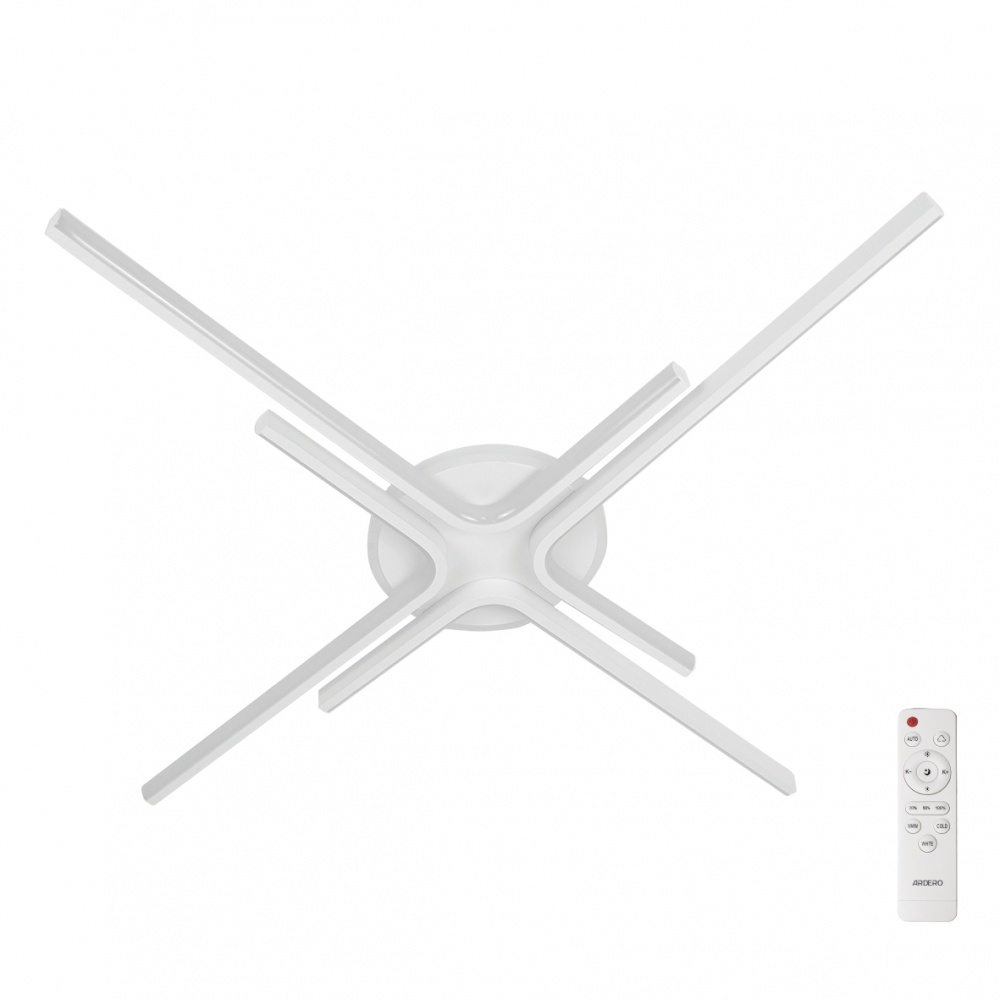 Люстра світлодіодна ARDERO AL6185ARD MILL 64 Вт білий матовий 80972