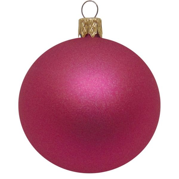 Шар новогодний d80 АХ12 7647 розовый