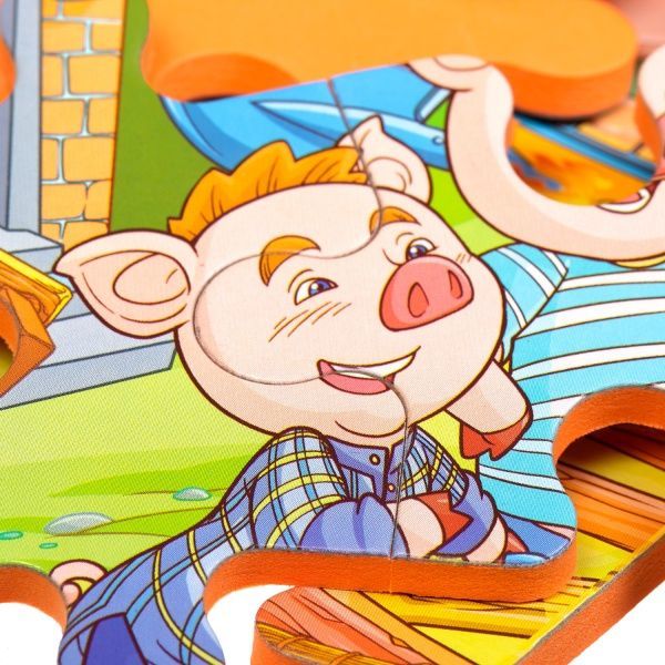 Книжка-пазли Бомик Троє поросят 745