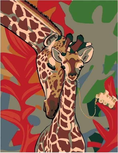 Набір, техніка акриловий живопис за номерами Мамина ніжність Rosa Start 