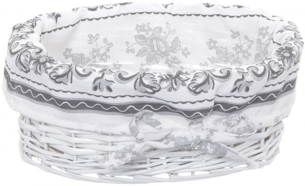 Корзина плетеная с текстилем Tony Bridge Basket 29x21x12 см HQ13-53CD-5 