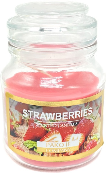 Свічка у склянці Полуниця Pako-If