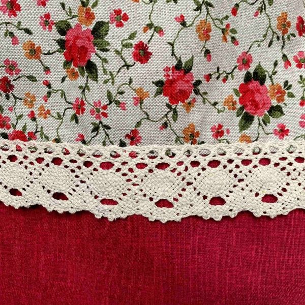 Фартук кухонный РОУЗ с кантом и кружевом La Nuit