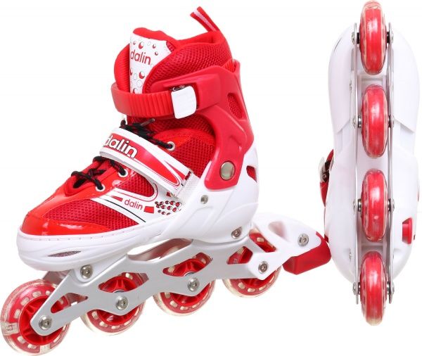 Роликовые коньки Shantou SC190158, со светом, 3 цвета р. 35-38