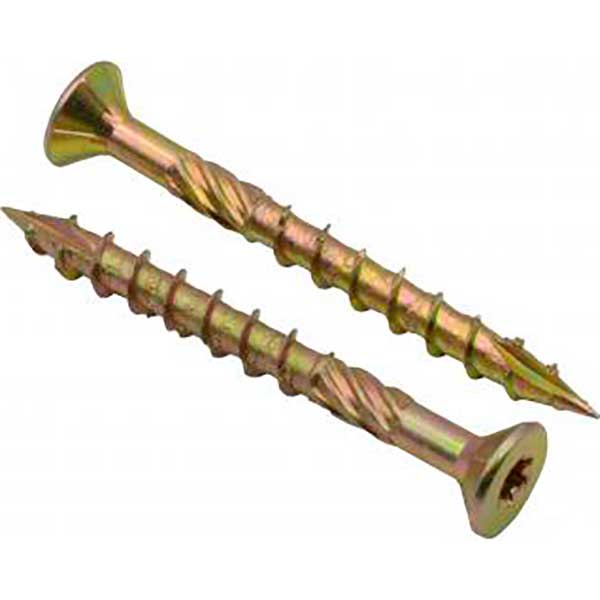 Шуруп конструкционный 8x80 мм желтый цинк вес Expert Fix