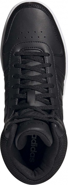 Кроссовки Adidas HOOPS 2.0 MID FY6022 р.UK 4 бело-черный