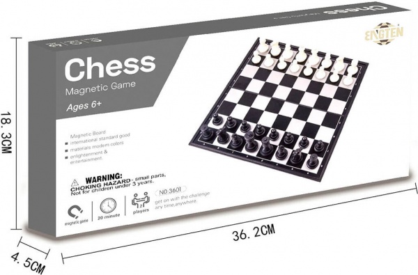 Шахматы магнитные 36.2х4.5х18.3 см OTG0911903