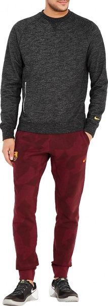 Джемпер Nike FCB M NSW CRW FT AUT HTR 889604-032 р. XL чорний