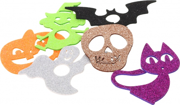 Декорація набір маркерів хеллловін для келихів 6 шт
