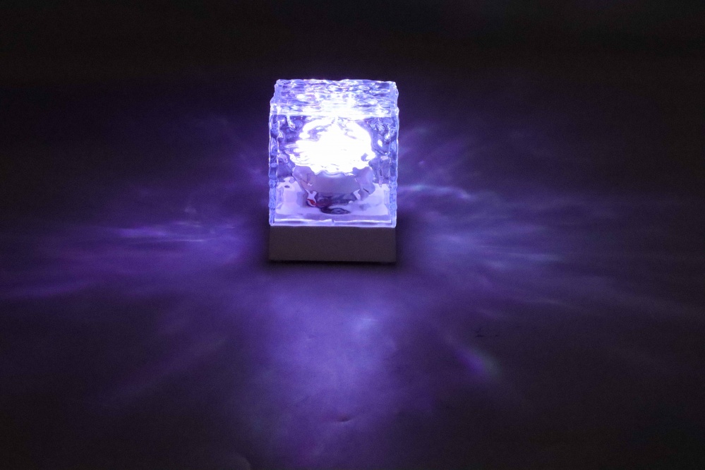 Настольная лампа Sensio КУБ 1x1 Вт прозрачный LP-237042