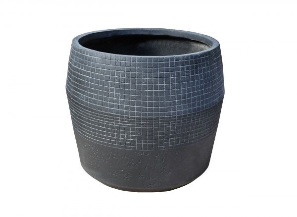 Кашпо Engard Пуату круглый 118 л серый (GA74-2) 