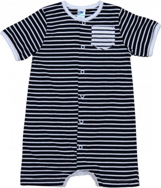 Полукомбинезон Minikin полоска р.74 синий 202702 