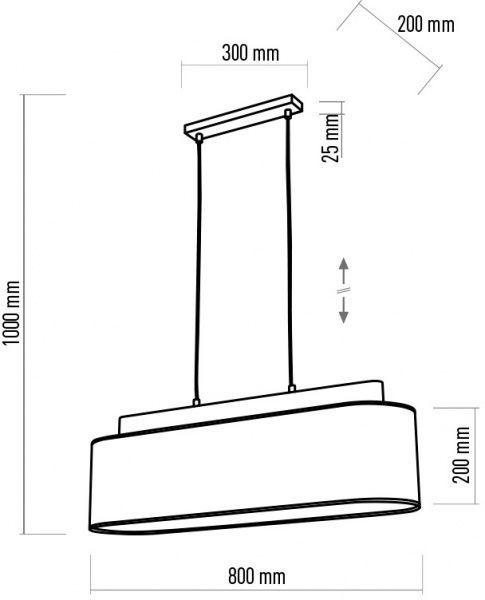 Люстра підвісна TK Lighting Helena 2701 4x60 Вт E27 бук/льон 