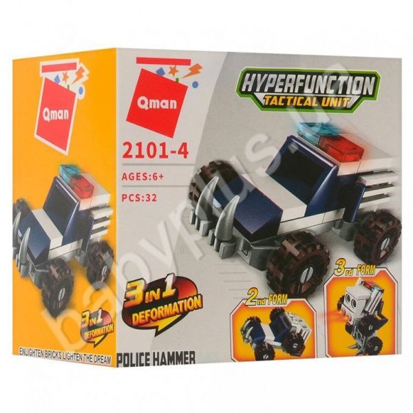 Конструктор Qman 2101 транспорт в асортименті ODC79991