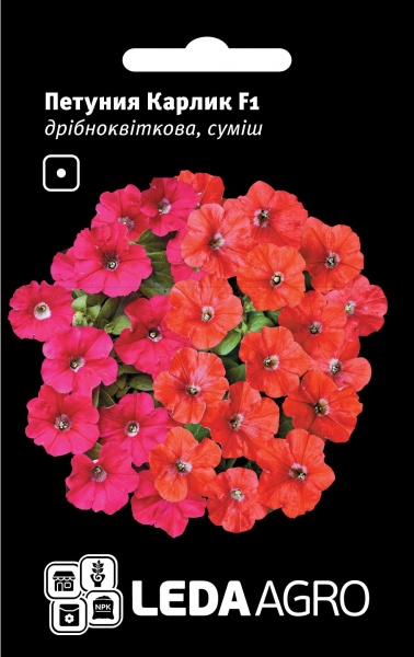 Семена LedaAgro петуния Карлик F1 10 шт. (4820119794500)