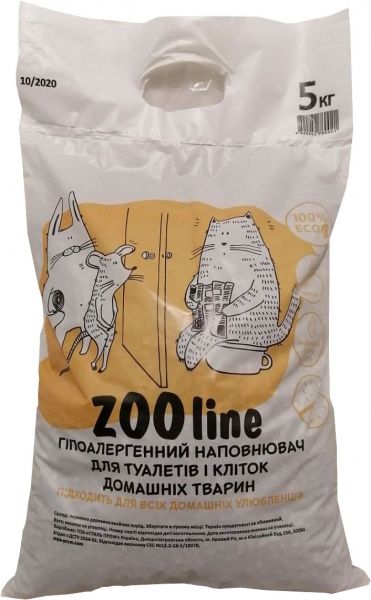 Наповнювач для туалету ZOOline 6 мм 5 кг