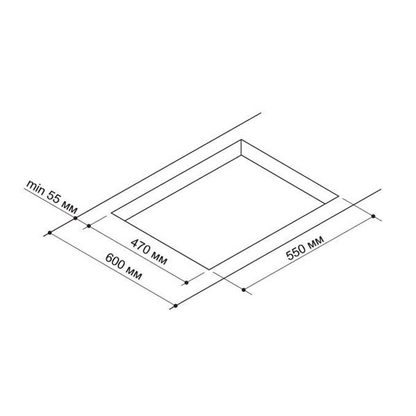 Варильна газова поверхня Pyramida PFA 640 IX/R