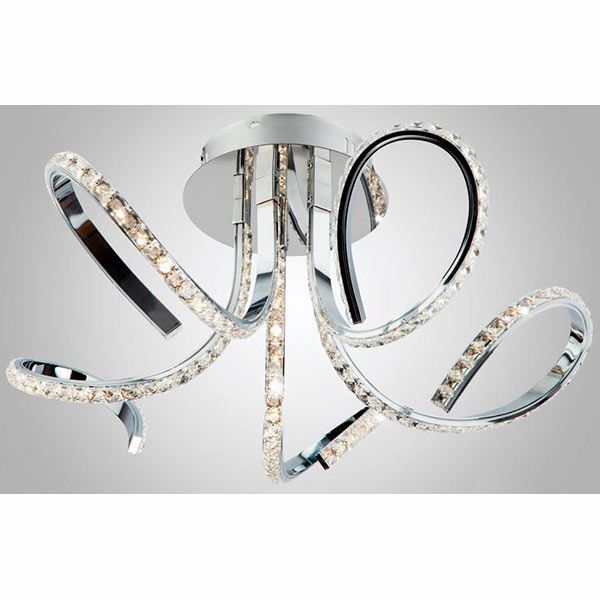 Люстра світлодіодна Strotskis Miracle 48 Вт хром 90063/5 