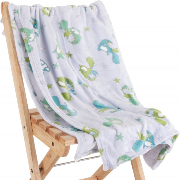 Плед Lotus Дракончик 100x120 см ментоловий 21kf-01 