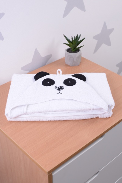 Пелюшка після купання Baby Veres Panda 80x120 см білий 190.04 