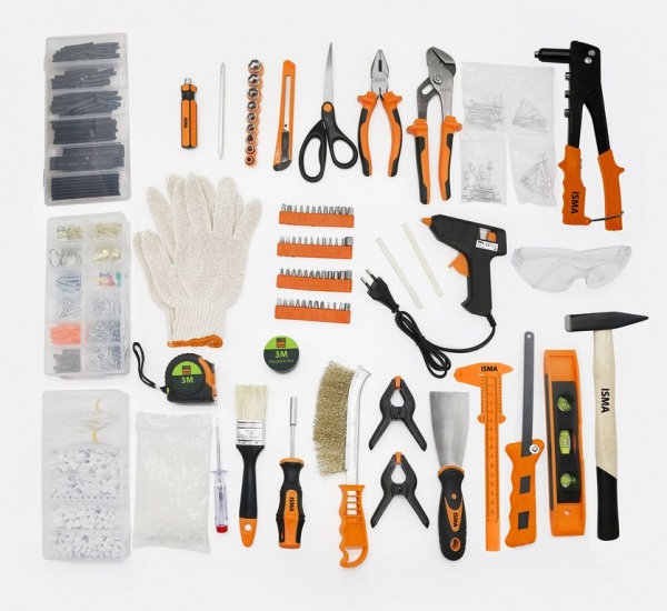 Набор ручного инструмента ISMA 1/4'' 1500 шт. IS-515002