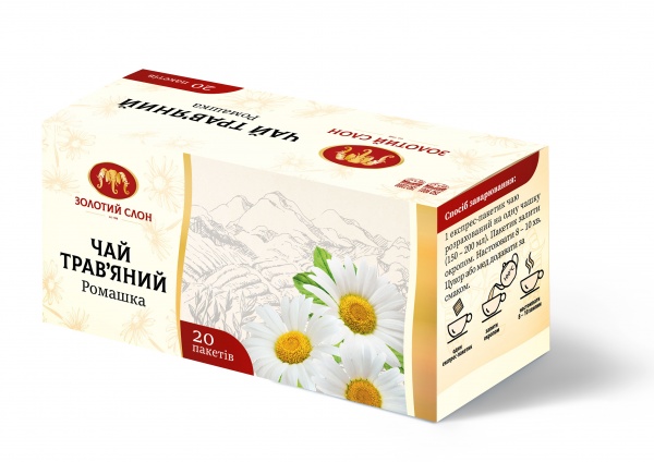 Травяная смесь Золотий Слон Ромашка 20 шт. 26 г 