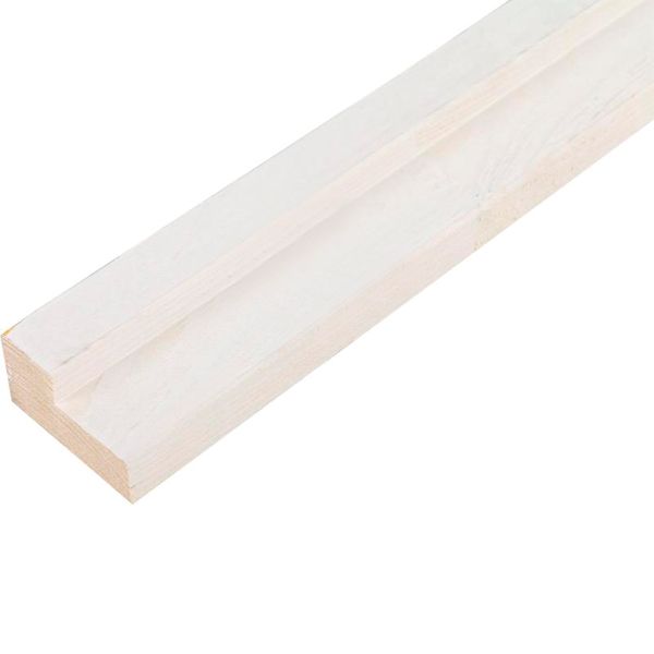 Стойка дверной коробки грунтованная сосновая 80x35x2050 мм