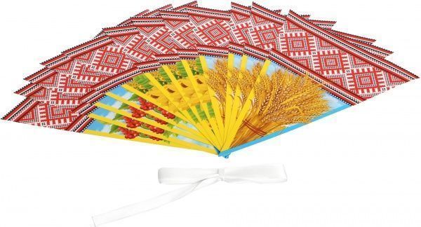 Веревка с флажками Орнамент 12 шт. 