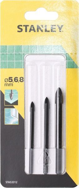 Набор сверл Stanley 5-8 мм 3 шт. STA53312