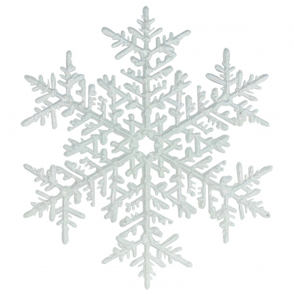 Елочная игрушка Сніжинка велика d 20 cм 1 шт. 