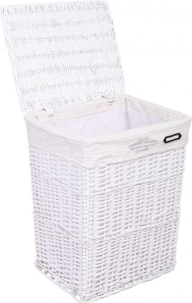 Кошик плетений Tony Bridge Basket з текстилем 44х34х56 см HQN20-1AB-1 