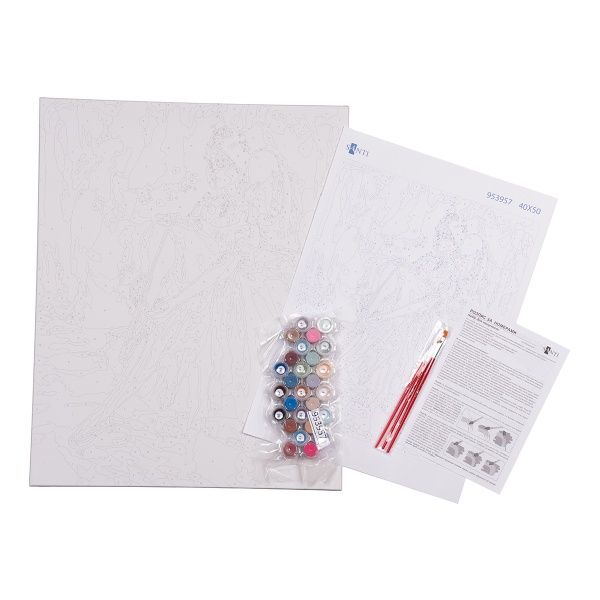 Картина по номерам Балерина 40x50 см Santi 