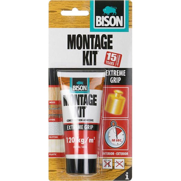 Клей монтажный Bison Montagekit Extreme Grip 100 г