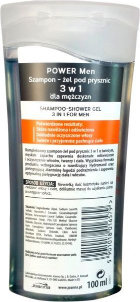 Шампунь-гель Joanna Power Men 3 в 1 100 мл