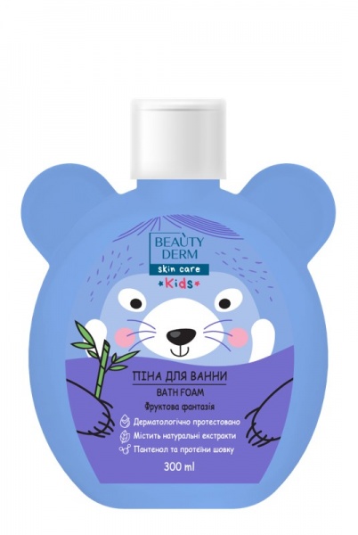 Піна для ванни Beautyderm Kids Фруктова фантазія 300 мл