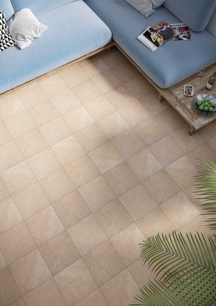 Клинкерная плитка Ceramika Paradyz Mattone sabbia beige klinkier 30x30 см