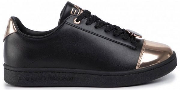 Кросівки EA7 LEATHER_SNEAKER X8X042-XK074-A981 р.6,5 чорний
