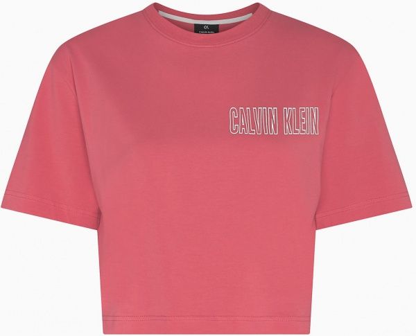Футболка Calvin Klein Performance CROPPED SHORT SLEEVE T-SHIRT 00GWS0K165-607 XS червоний
