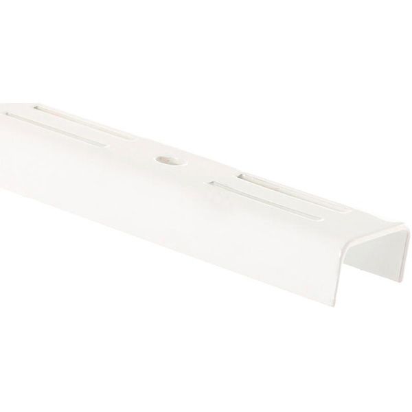 Стойка с двойной перфорацией Рита С100 25x1000х12 мм белая