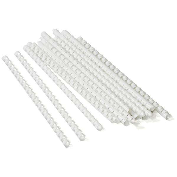 Пружина для брошурування Agent 8 мм білі 100 шт. 